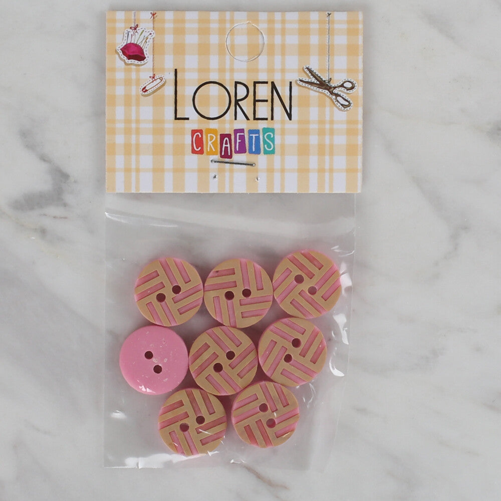 Loren Crafts 8'li pembe - 304